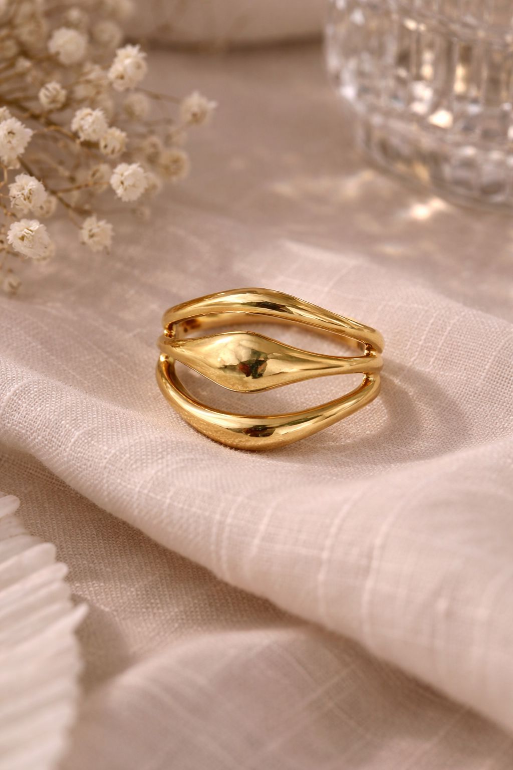 Luxe Melted Gold Ring