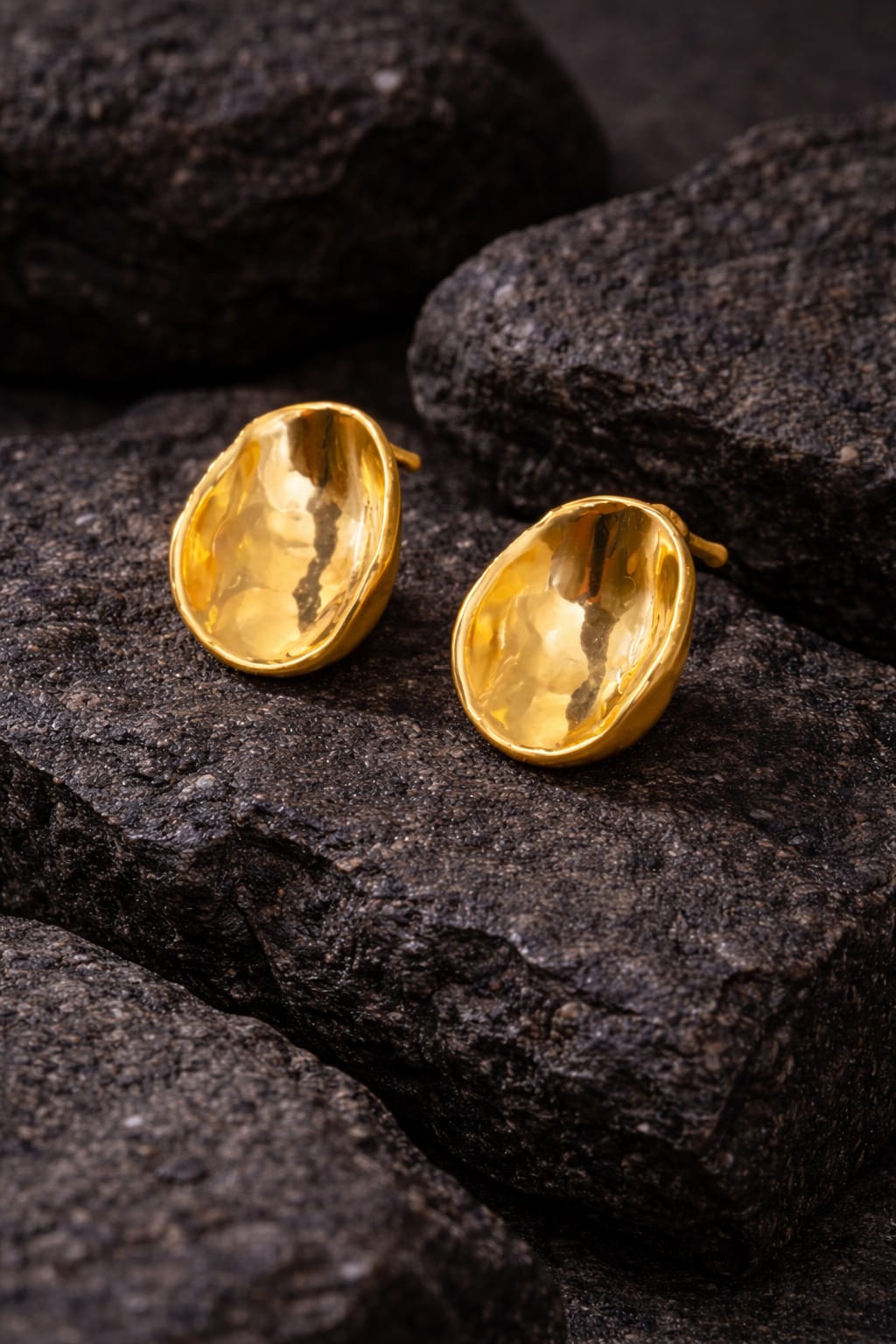 Molten Gold Luxe Studs