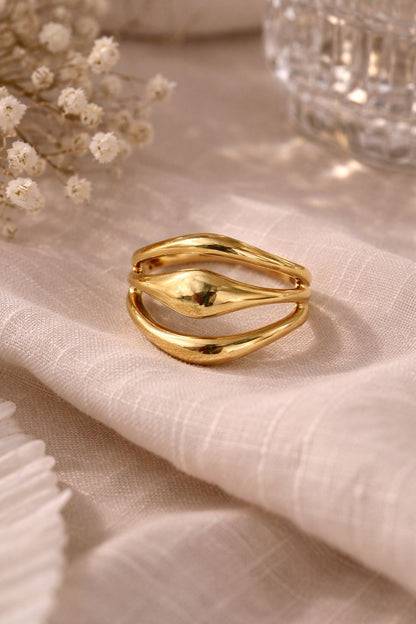 Luxe Melted Gold Ring