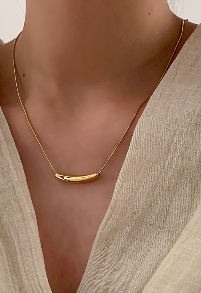 Elegant Bar Chain Necklace
