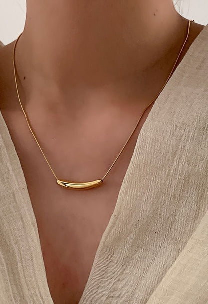 Elegant Bar Chain Necklace