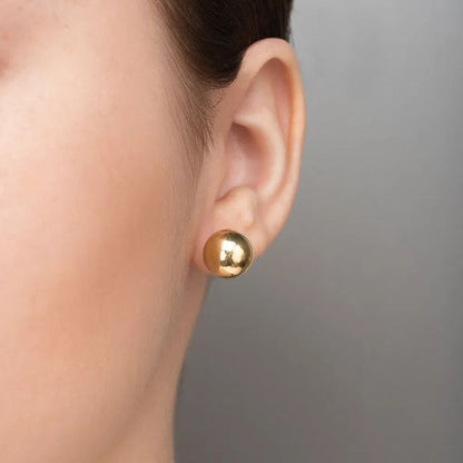 Minimal Gold Ball Stud