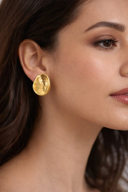 Molten Gold Luxe Studs