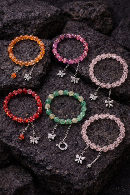 Butterfly Charm Crystal Bracelets ⭐