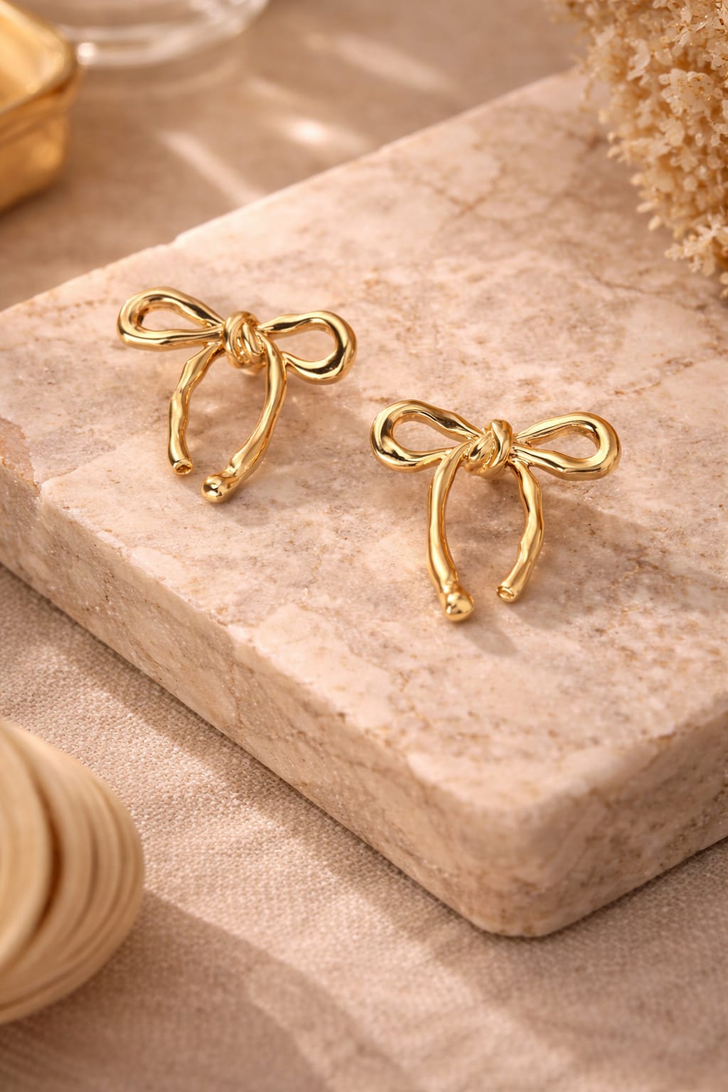 Luxe Bow Charm Earrings ⭐