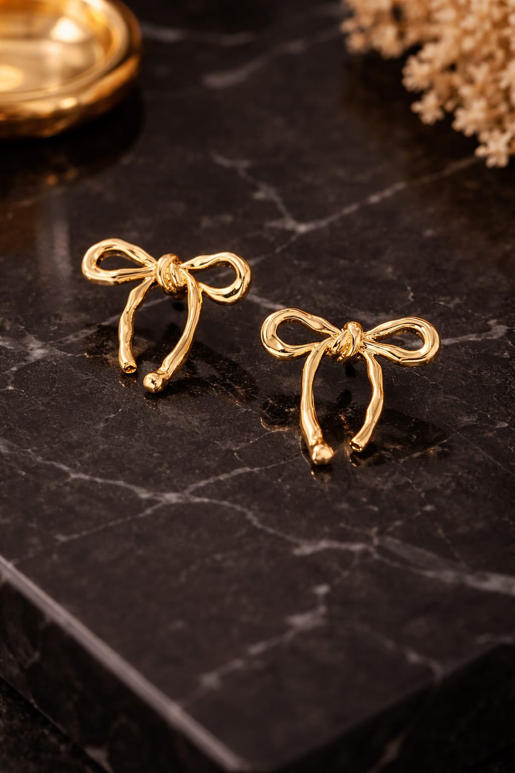 Luxe Bow Charm Earrings ⭐