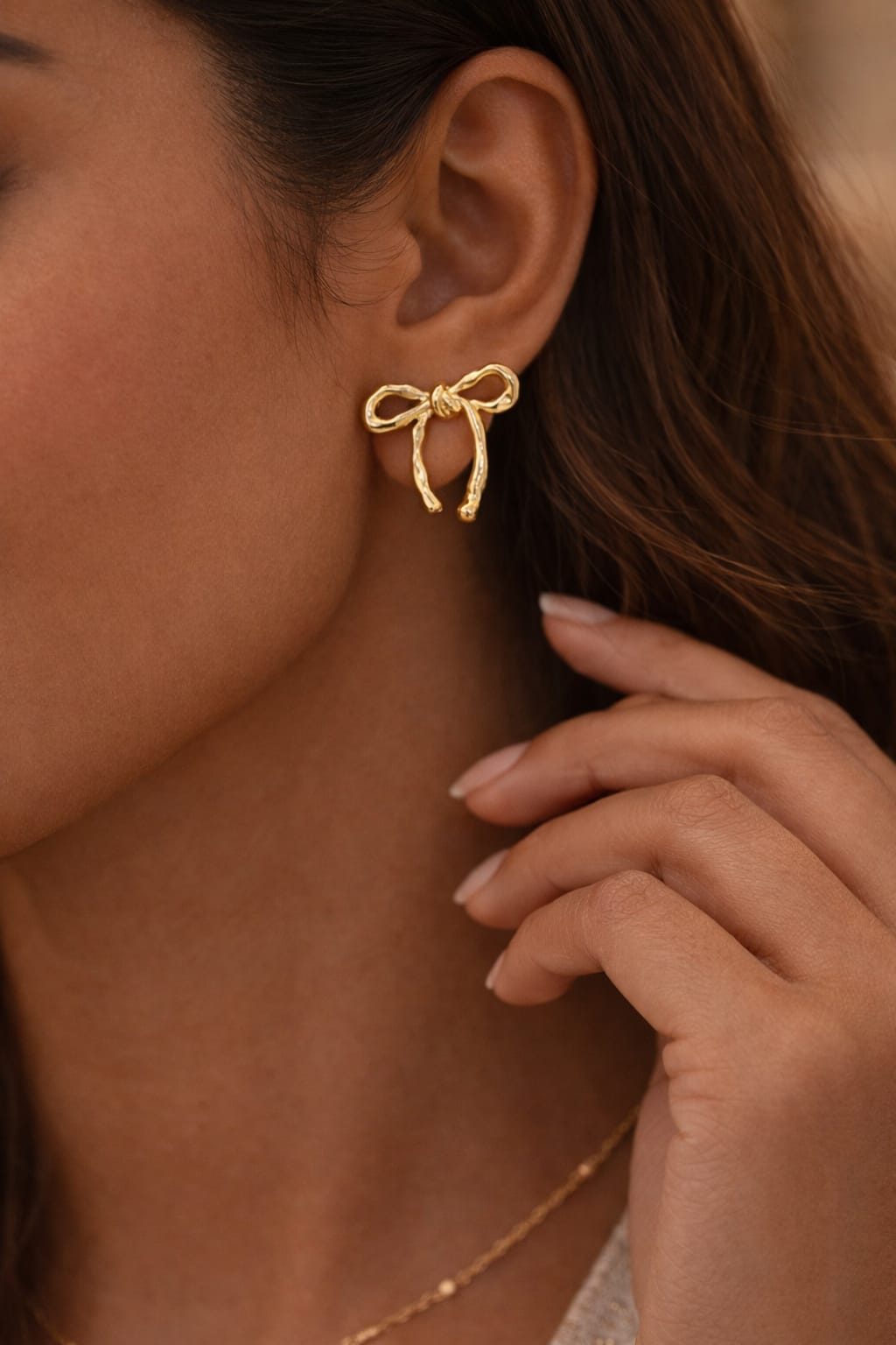 Luxe Bow Charm Earrings ⭐