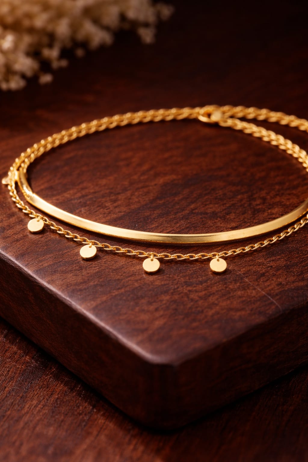 Golden Layered Charm Bracelet ⭐