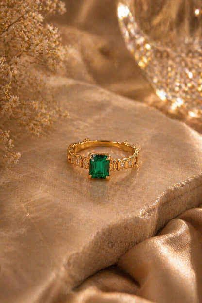 Royal Emerald Luxe Ring