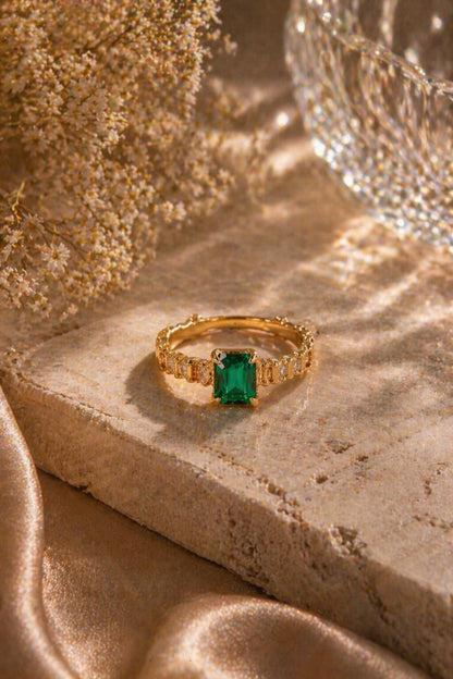 Royal Emerald Luxe Ring