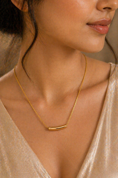 Elegant Bar Chain Necklace