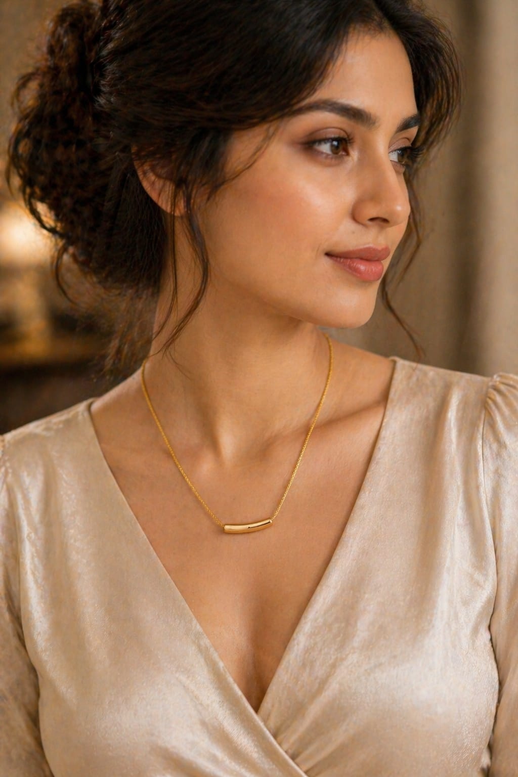 Elegant Bar Chain Necklace
