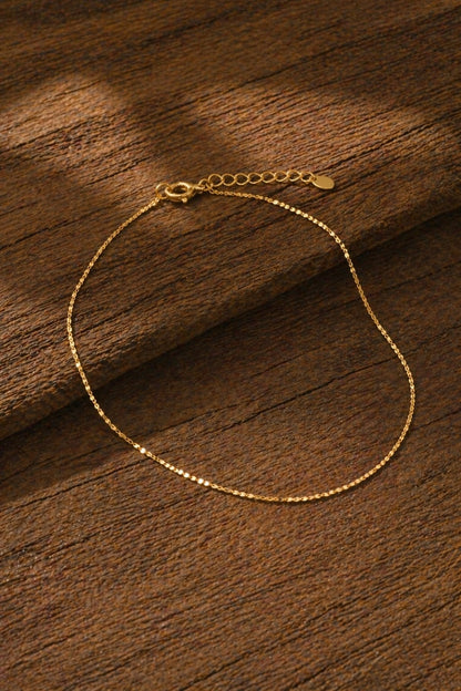 Elegant Slim Chain Anklet