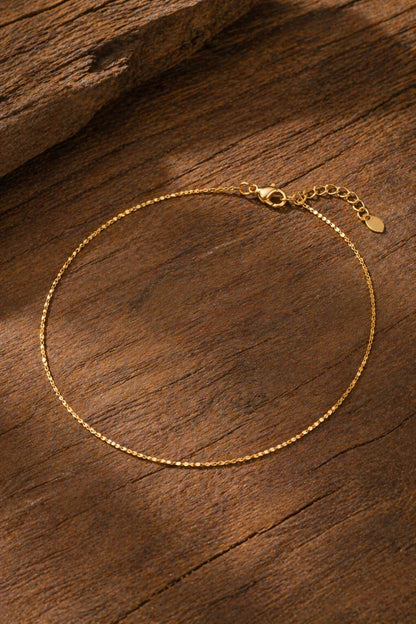 Elegant Slim Chain Anklet